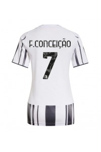 Juventus Francisco Conceicao #7 Fotballdrakt Hjemme Klær Dame 2025-26 Korte ermer